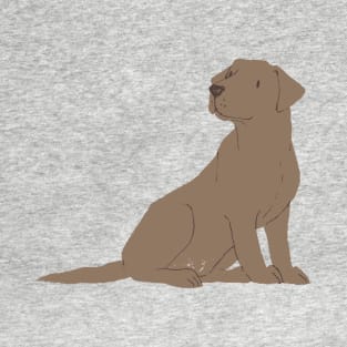 Brown Labrador Retriever Dog T-Shirt